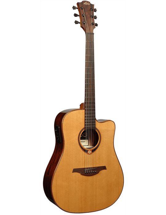 GUITARRA ACÚSTICA LÂG DREADNOUGHT CUTAWAY TRAMONTANE 118 A/E - NATURAL