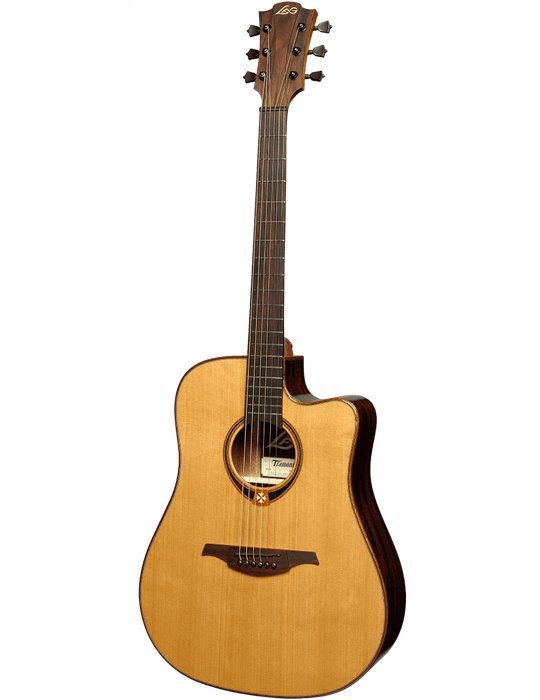 GUITARRA ACÚSTICA LÂG DREADNOUGHT CUTAWAY TRAMONTANE 118 A/E - NATURAL