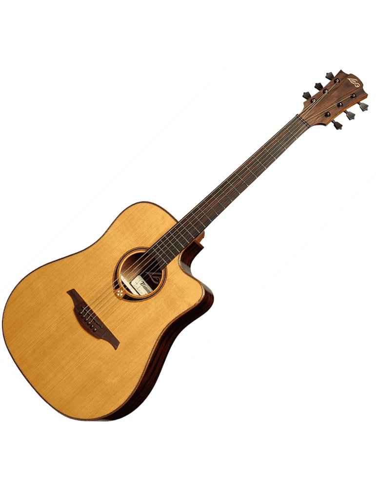 GUITARRA ACÚSTICA LÂG DREADNOUGHT CUTAWAY TRAMONTANE 118 A/E - NATURAL