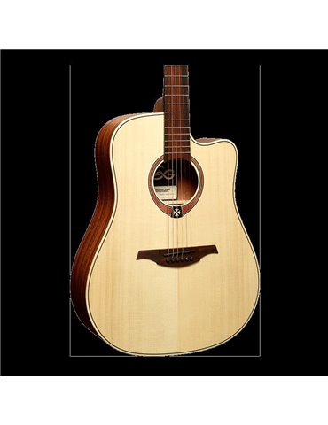 GUITARRA ACÚSTICA LÂG DREADNOUGHT CUTAWAY TRAMONATNE 70 - NATURAL