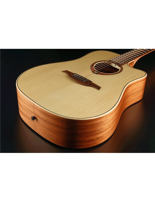 GUITARRA ACÚSTICA LÂG DREADNOUGHT CUTAWAY TRAMONATNE 70 - NATURAL