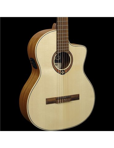 GUITARRA CLASICA LÂG CUTWAY A/E OCCITANIA 88 - 4/4