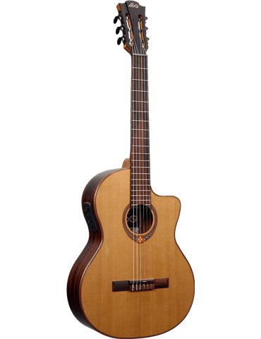 GUITARRA CLÁSICA LÂG AUDITORIUM A/E OCCITANIA 118 - NATURAL