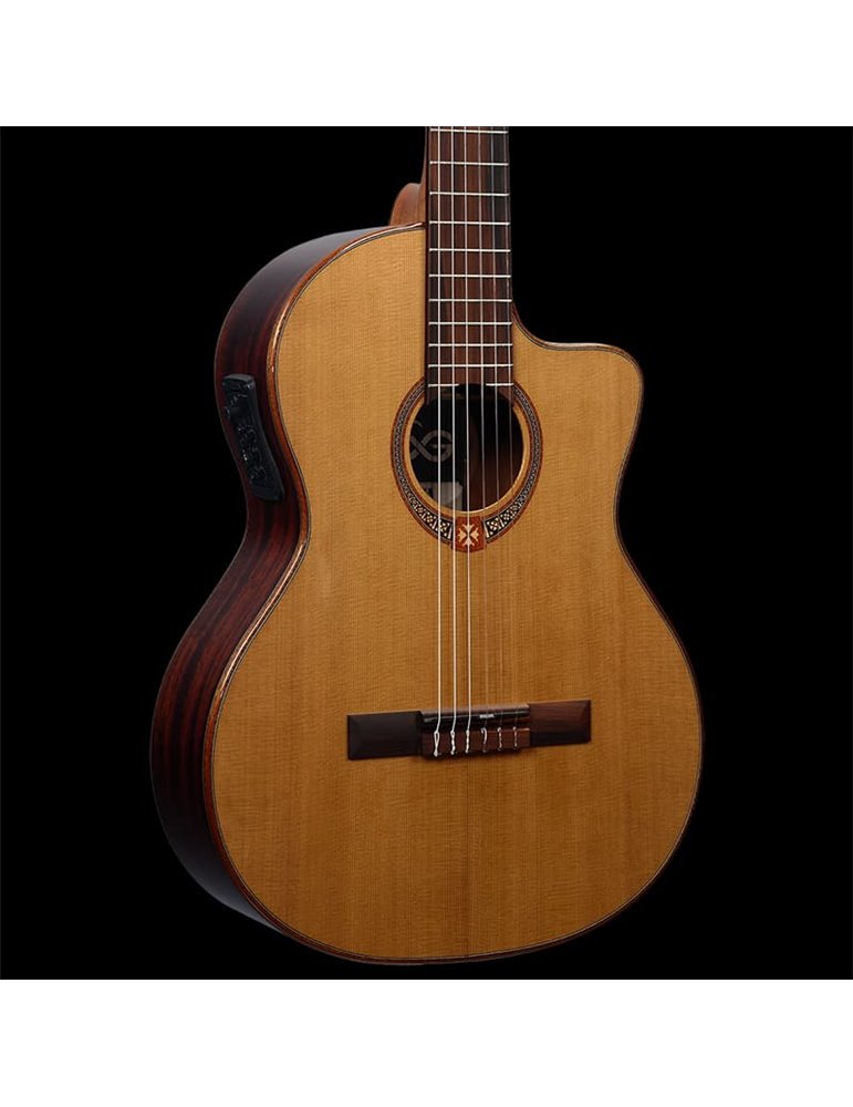 GUITARRA CLÁSICA LÂG AUDITORIUM A/E OCCITANIA 118 - NATURAL