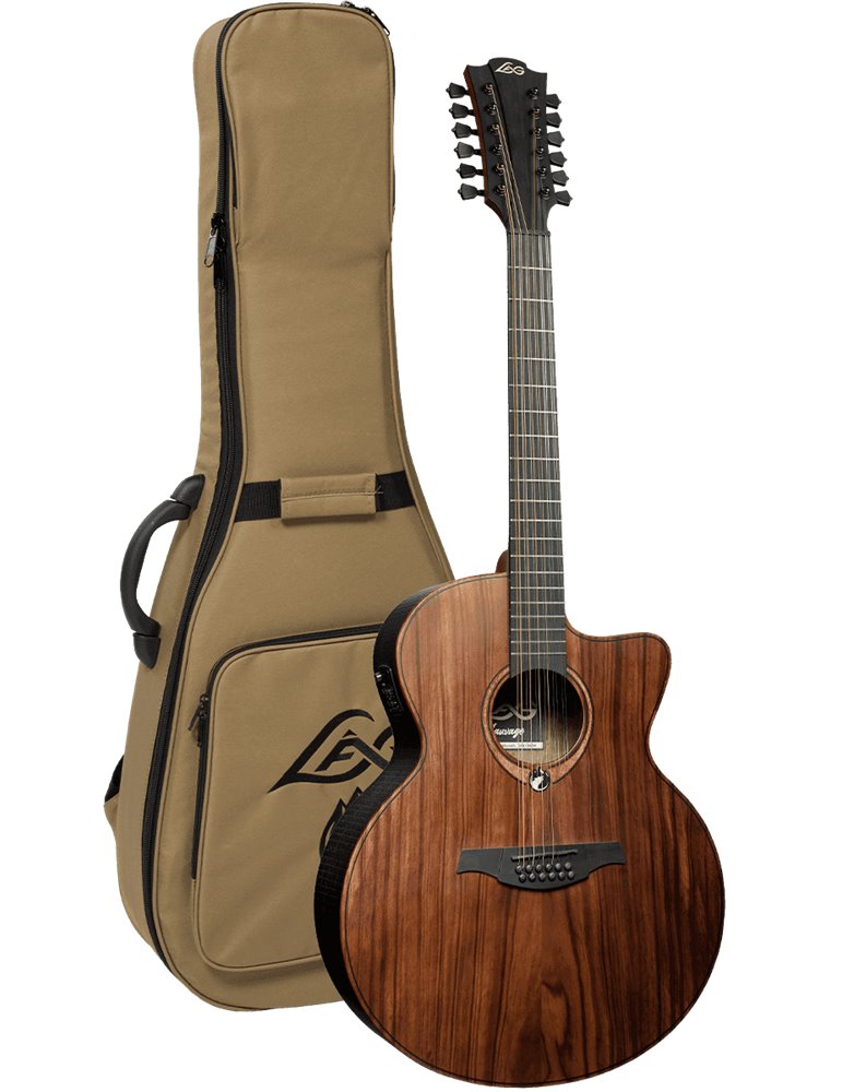 GUITARRA ACÚSTICA LÂG JUMBO A/E 12 CUERDAS - SAUVAGE 
