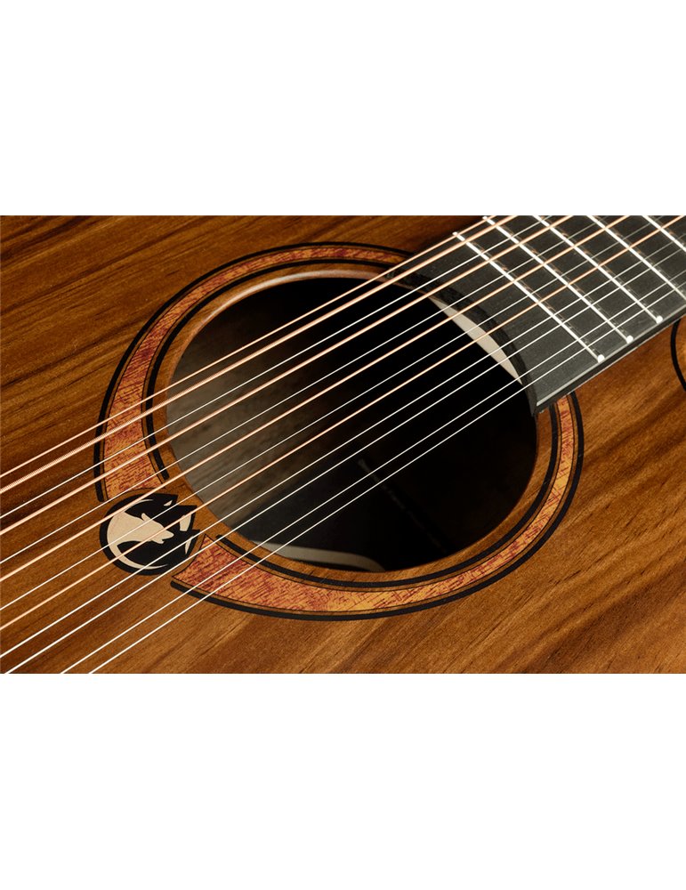 GUITARRA ACÚSTICA LÂG JUMBO A/E 12 CUERDAS - SAUVAGE 