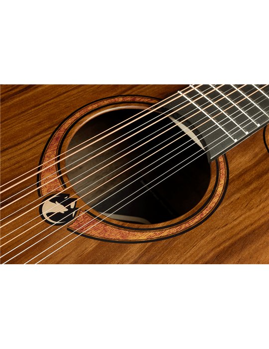 GUITARRA ACÚSTICA LÂG JUMBO A/E 12 CUERDAS - SAUVAGE 