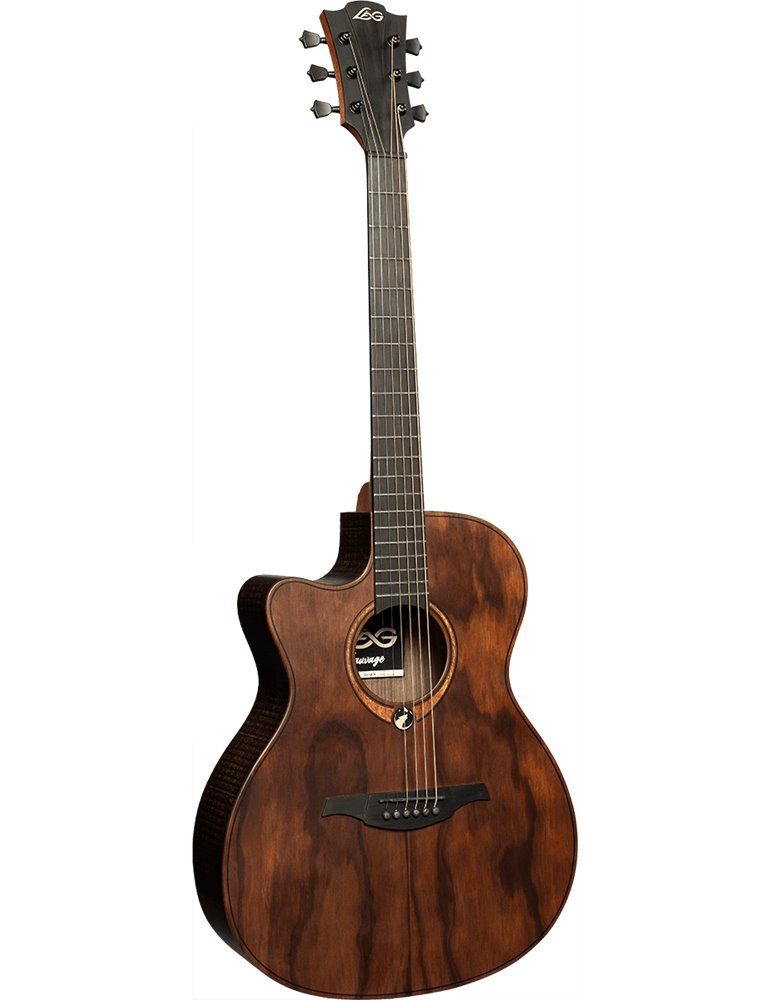 GUITARRA ACÚSTICA LÂG AUDITORIUM CUTWAY A/E - SAUVAGE (ZURDOS)