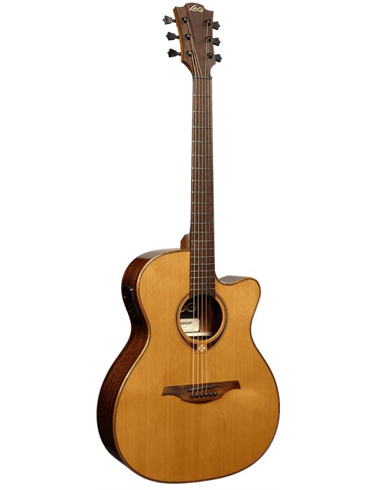 GUITARRA ACÚSTICA LÂG AUDITORIUM CUTAWAY TRAMONTANE 118 A/E - NATURAL