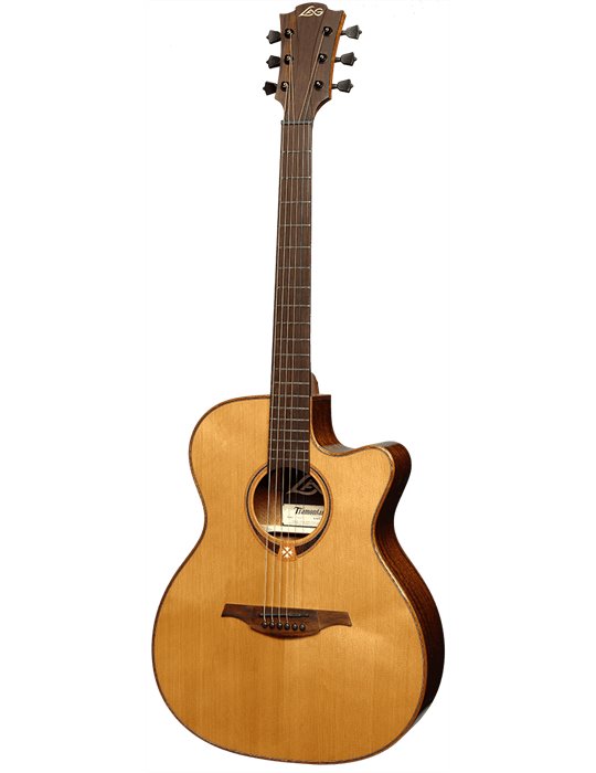 GUITARRA ACÚSTICA LÂG AUDITORIUM CUTAWAY TRAMONTANE 118 A/E - NATURAL