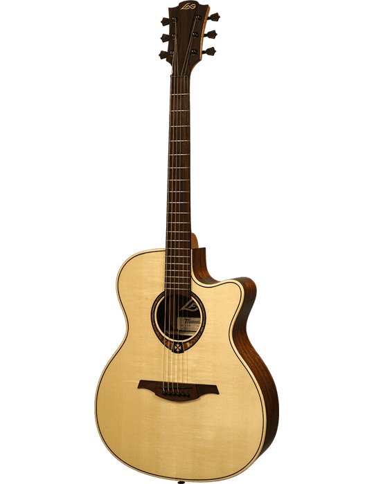 GUITARRA ACÚSTICA LÂG AUDITORIUM CUTAWAY TRAMONTANE 318 A/E -NATURAL