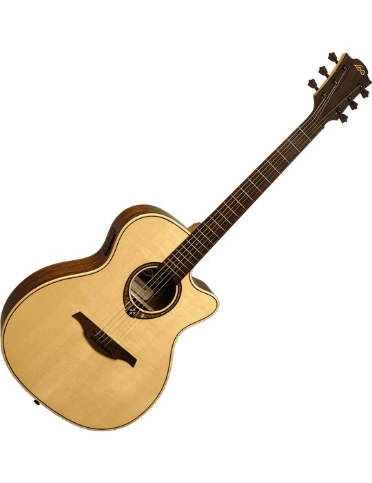 GUITARRA ACÚSTICA LÂG AUDITORIUM CUTAWAY TRAMONTANE 318 A/E -NATURAL