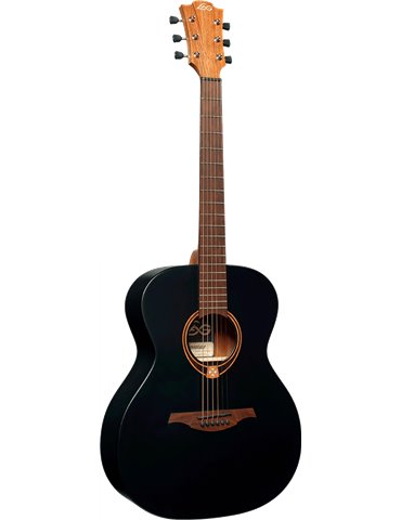 GUITARRA ACÚSTICA LÂG AUDITORIUM TRAMONTANE 70 - NEGRO SATINADO 2