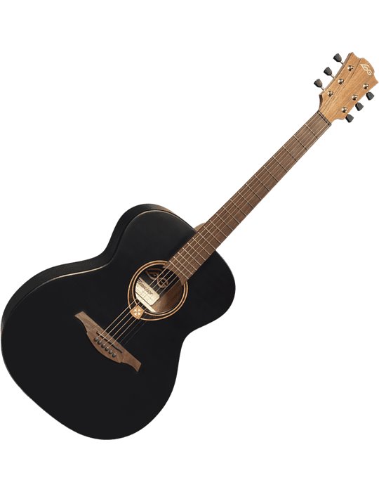 GUITARRA ACÚSTICA LÂG AUDITORIUM TRAMONTANE 70 - NEGRO SATINADO