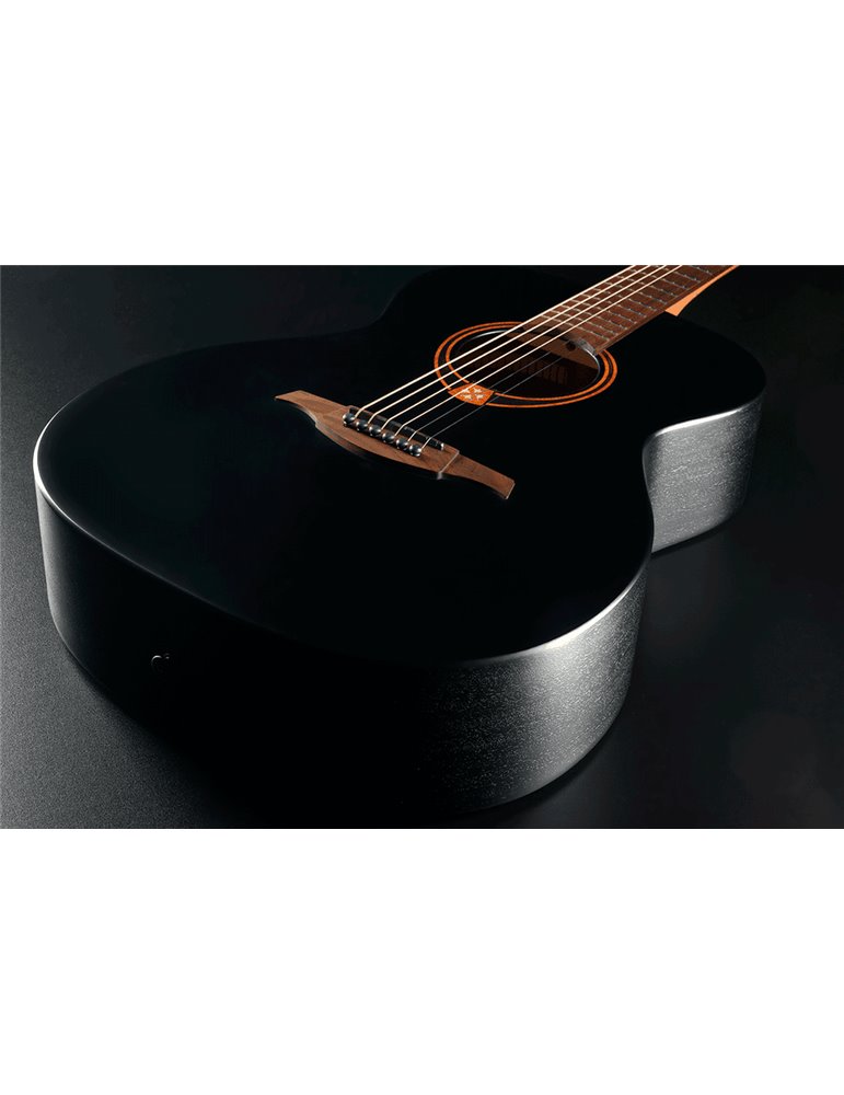 GUITARRA ACÚSTICA LÂG AUDITORIUM TRAMONTANE 70 - NEGRO SATINADO