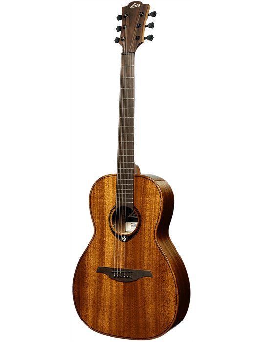 GUITARRA ACÚSTICA LÂG PARLOR A/E TRAMONTANE 98 - CAOBA