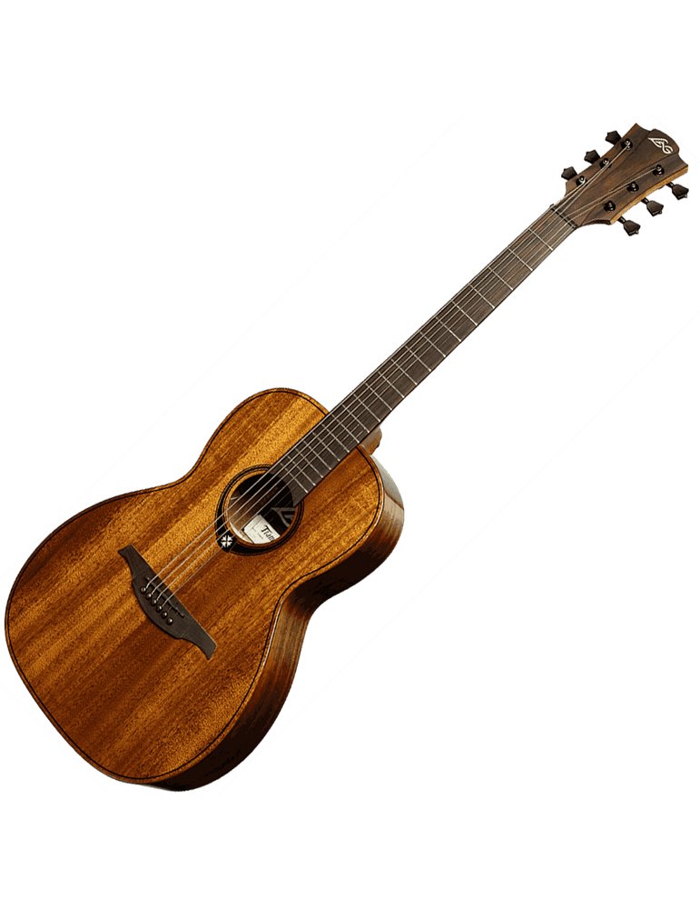 GUITARRA ACÚSTICA LÂG PARLOR A/E TRAMONTANE 98 - CAOBA