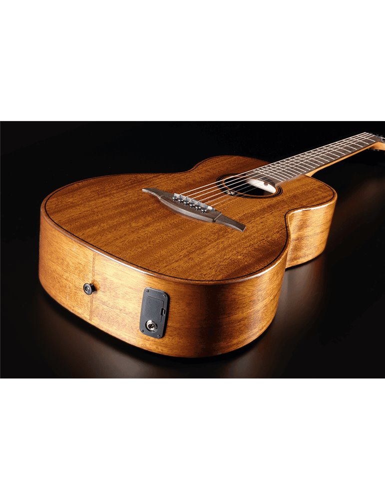 GUITARRA ACÚSTICA LÂG PARLOR A/E TRAMONTANE 98 - CAOBA