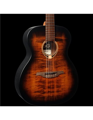 GUITARRA ACUSTICA LAG NYLON AUDITORIUM BLACK & BROWN