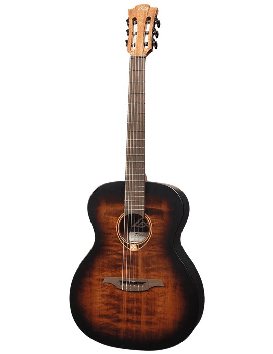 GUITARRA ACUSTICA LAG NYLON AUDITORIUM BLACK & BROWN