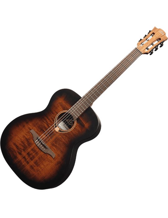 GUITARRA ACUSTICA LAG NYLON AUDITORIUM BLACK & BROWN
