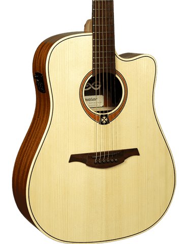 GUITARRA ACÚSTICA LÂG DREADNOUGHT CUTAWAY TRAMOANTANE 70 A/E 