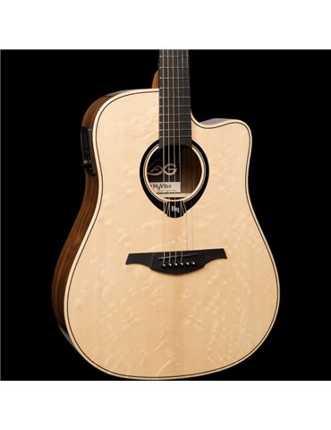 GUITARRA ACÚSTICA LAG DREADNOUGHT HYVIBE H2 30 A/E CUTAWAY