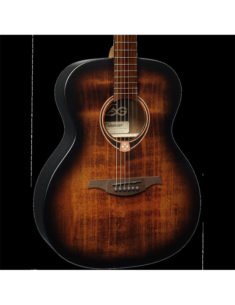 GUITARRA ACÚSTICA LÂG AUDITORIUM TRAMONTANE 70 - BLACK & BROWN