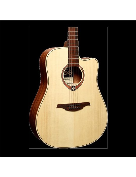 GUITARRA ACÚSTICA LÂG DREADNOUGHT CUTAWAY TRAMONATNE 70 - NATURAL