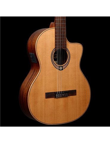 GUITARRA CLÁSICA LÂG AUDITORIUM A/E OCCITANIA 170 - NATURAL
