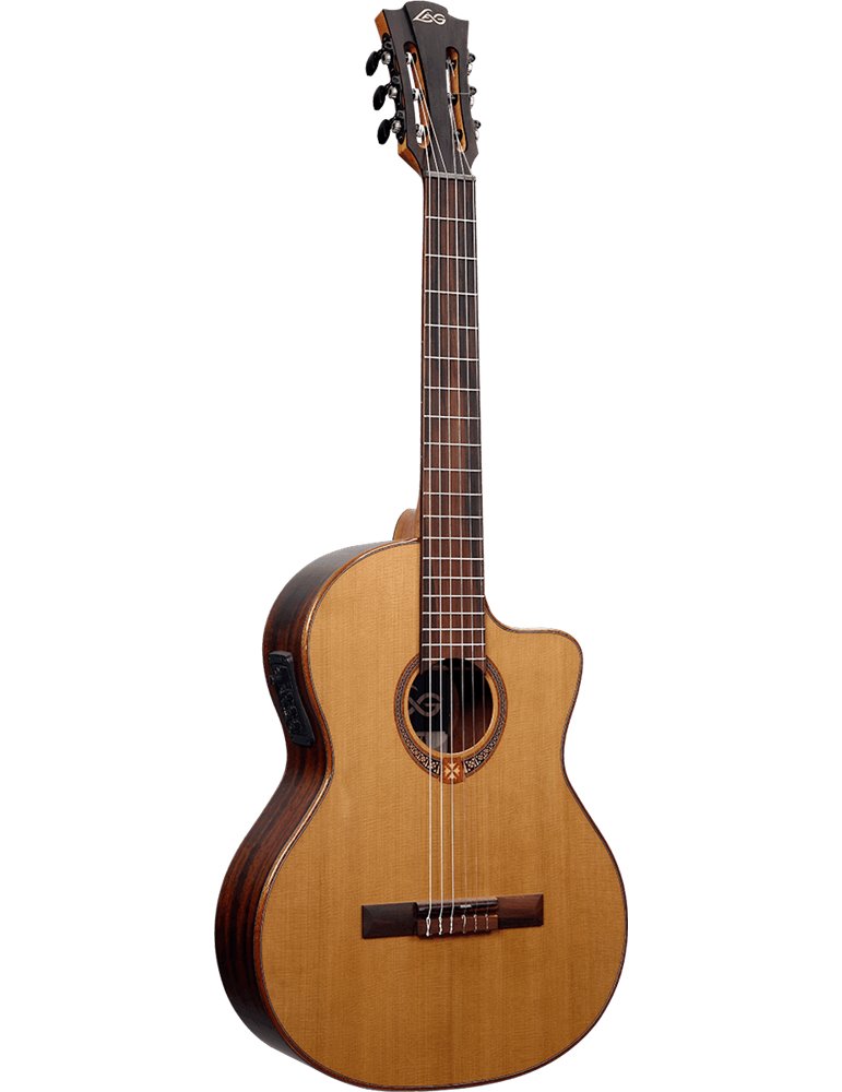 GUITARRA CLÁSICA LÂG AUDITORIUM A/E OCCITANIA 118 - NATURAL