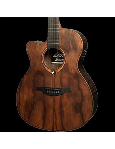 GUITARRA ACÚSTICA LÂG AUDITORIUM CUTWAY A/E - SAUVAGE (ZURDOS)