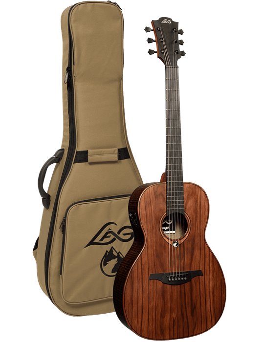 GUITARRA ACÚSTICA LÂG PARLOR A/E - SAUVAGE 