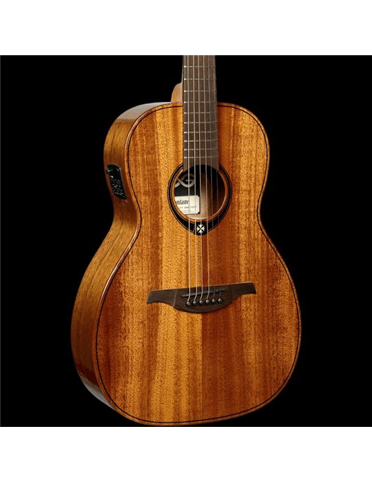 GUITARRA ACÚSTICA LÂG PARLOR A/E TRAMONTANE 98 - CAOBA