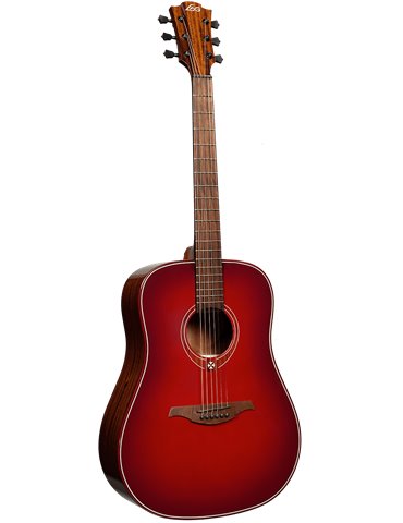 GUITARRA ACÚSTICA LAG DREADNOUGHT - EDICIÓN LIMITADA RED BURST 2