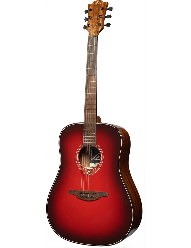 GUITARRA ACÚSTICA LAG DREADNOUGHT - EDICIÓN LIMITADA RED BURST