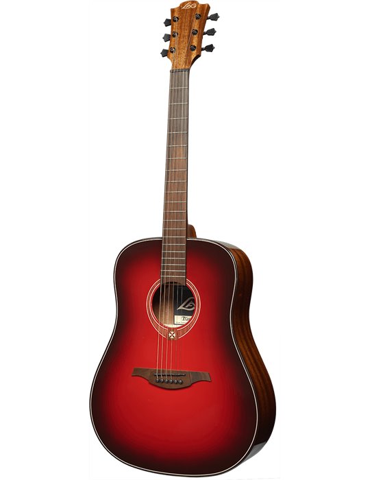 GUITARRA ACÚSTICA LAG DREADNOUGHT - EDICIÓN LIMITADA RED BURST