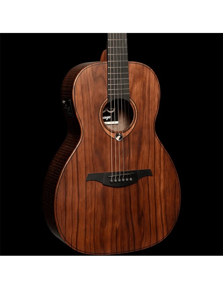 GUITARRA ACÚSTICA LÂG PARLOR A/E - SAUVAGE 