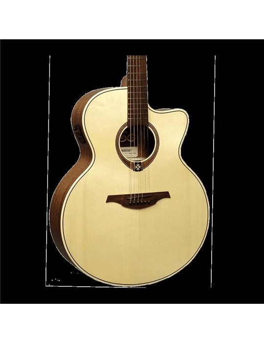 GUITARRA ACÚSTICA LÂG JUMBO CUTAWAY TRAMONTANE 177 A/E - NATURAL