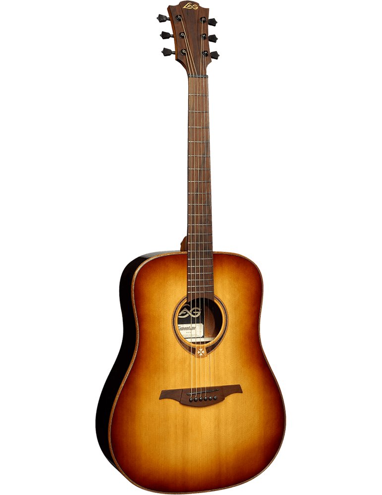 GUITARRA ACÚSTICA LÂG DREADNOUGHT TRAMONTANE 118 - BROWN SHADOW