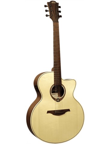 GUITARRA ACÚSTICA LÂG JUMBO CUTAWAY TRAMONTANE 177 A/E - NATURAL 2