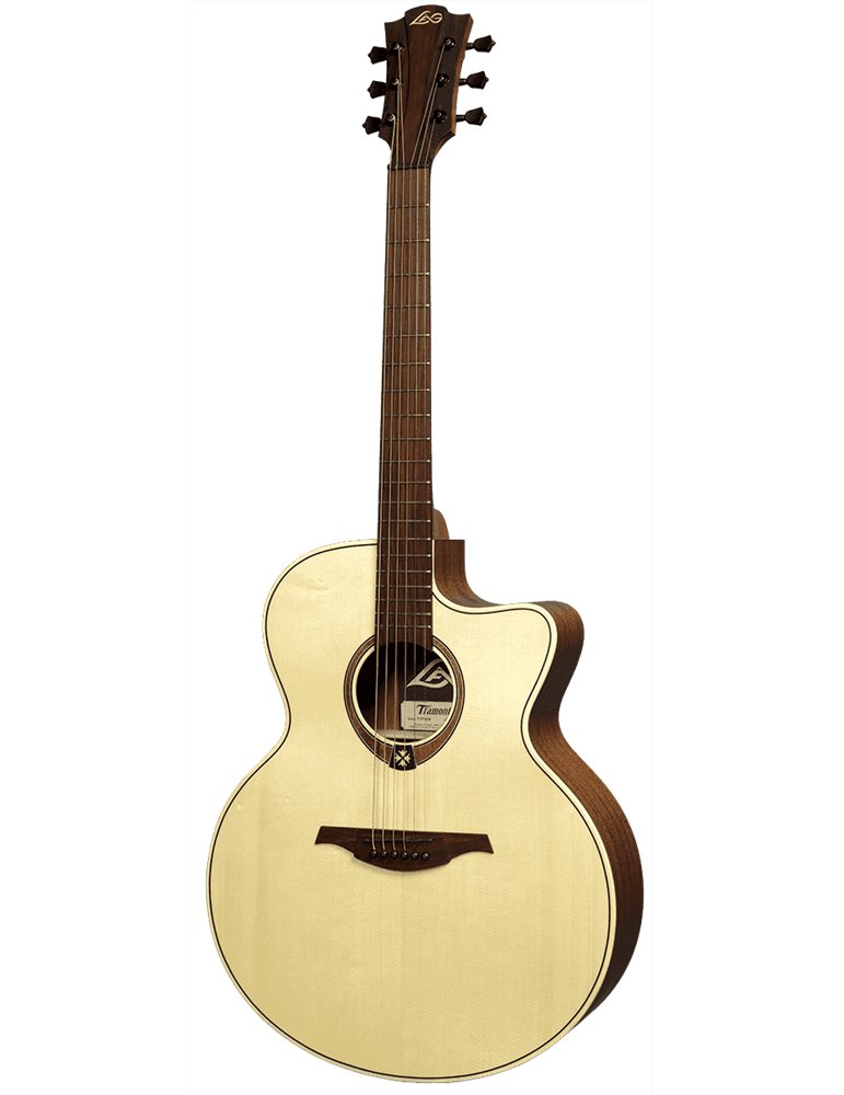 GUITARRA ACÚSTICA LÂG JUMBO CUTAWAY TRAMONTANE 177 A/E - NATURAL