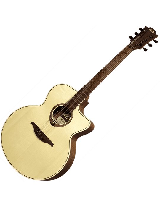 GUITARRA ACÚSTICA LÂG JUMBO CUTAWAY TRAMONTANE 177 A/E - NATURAL