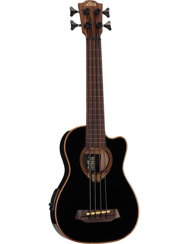 BAJO LAG TIKI UKU FRETLESS A/E CON CUTWAY