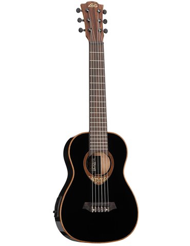 GUITARRA LAG TIKI UKU A/E CON FONDO ARQUEADO 