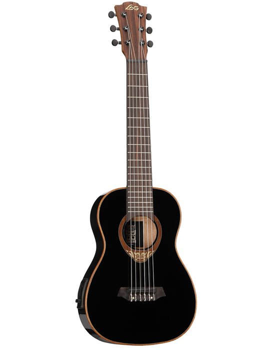 GUITARRA LAG TIKI UKU A/E CON FONDO ARQUEADO 