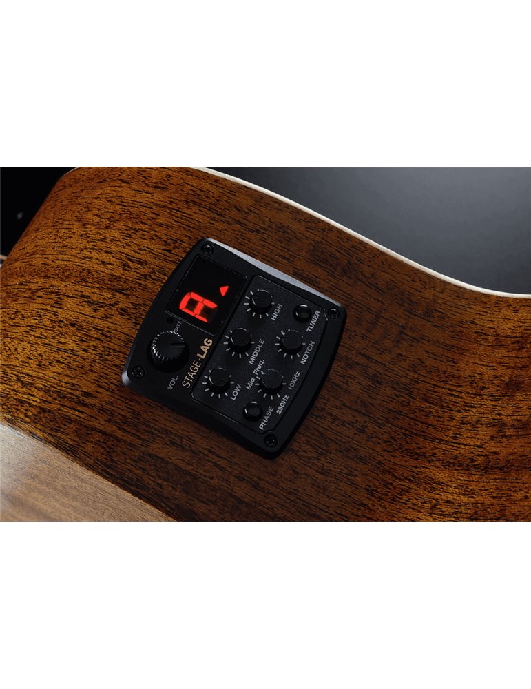 GUITARRA ACÚSTICA LÂG JUMBO CUTAWAY TRAMONTANE 177 A/E - NATURAL