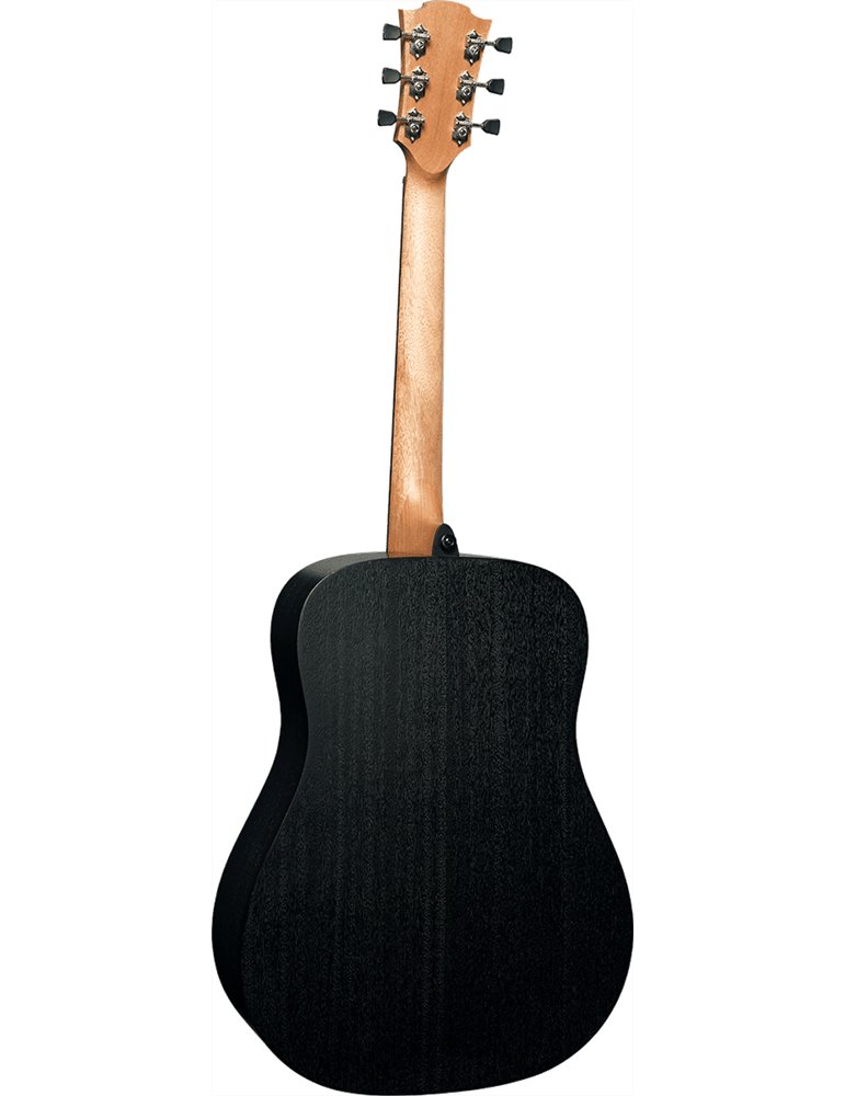 GUITARRA ACÚSTICA LÂG DREADNOUGHT TRAMONATANE 70 - NEGRO SATINADO