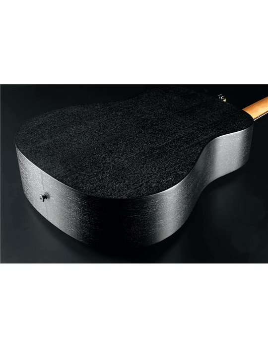 GUITARRA ACÚSTICA LÂG DREADNOUGHT TRAMONATANE 70 - NEGRO SATINADO
