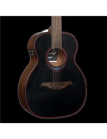 GUITARRA ACÚSTICA LÂG TRAVEL A/E  BLUE WAVE 1